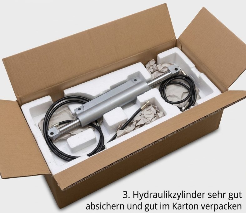 3. Verpacken des Hydraulikzylinder